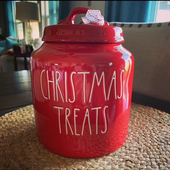 Rae Dunn Other - Rae Dunn Ceramic “ Christmas Treats”cookie Jar/ Canister
